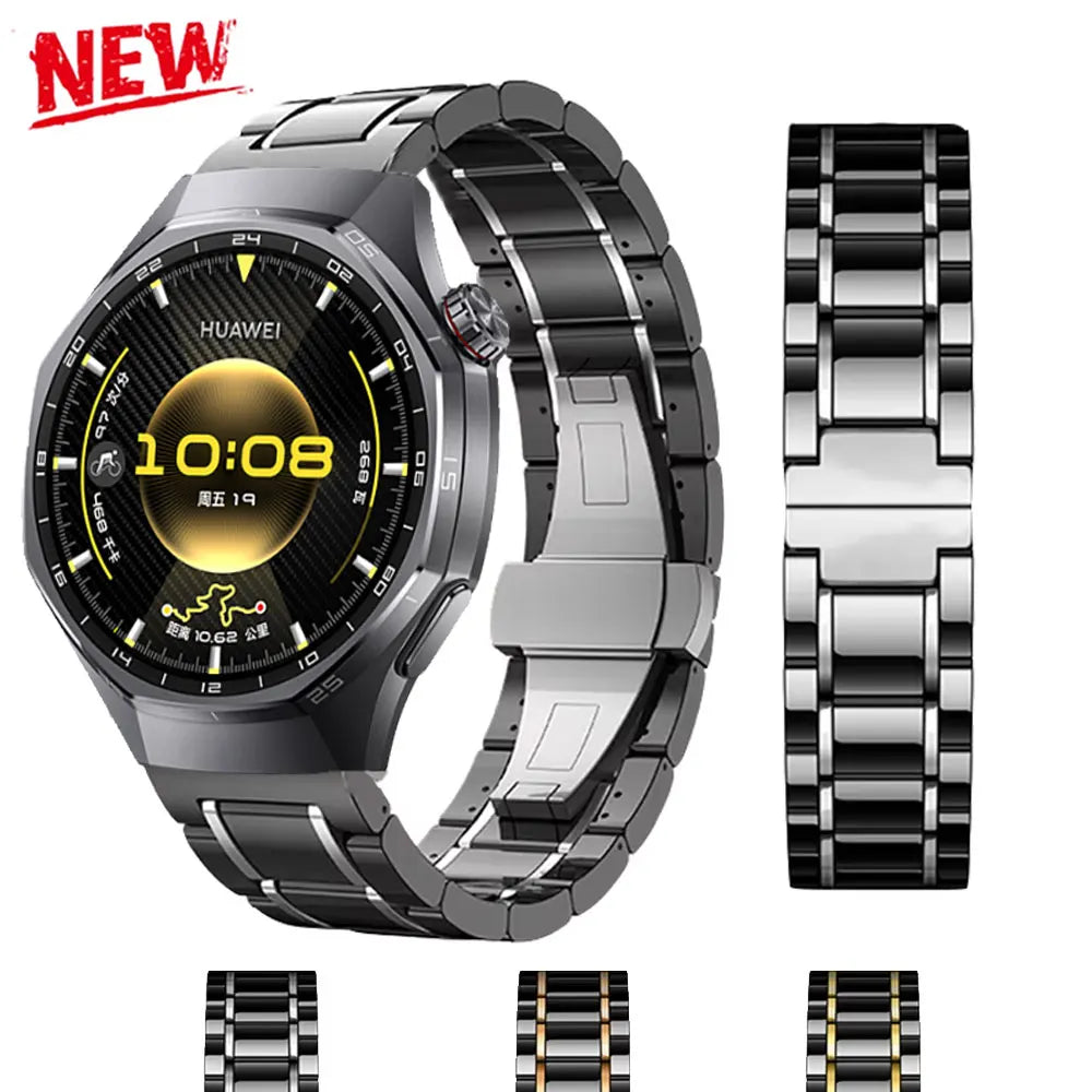 Ceramics Bracelet For Huawei Watch GT6pro 46mm GT5/6/4/3 46mm Strap 22mm Correa For CMF Watch Pro 2 3 By Nothing Watch Accessory