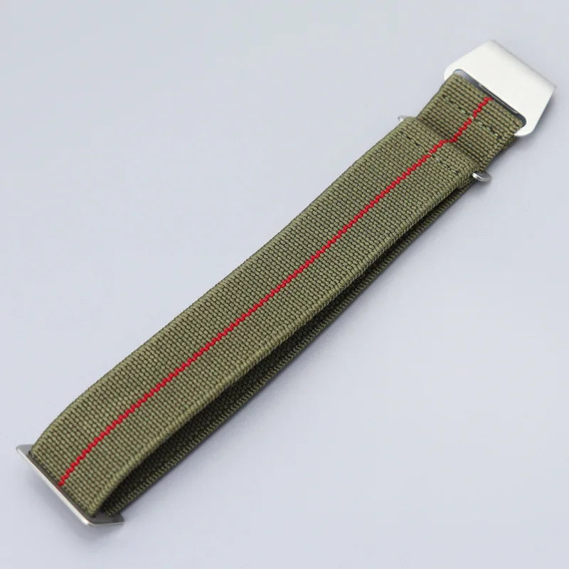 Elastic Nylon Band for Seiko for Rolex for OEMGA for Tudor Watch Sport Bracelet Parachute Watch Strap18mm 20mm 22mm Width