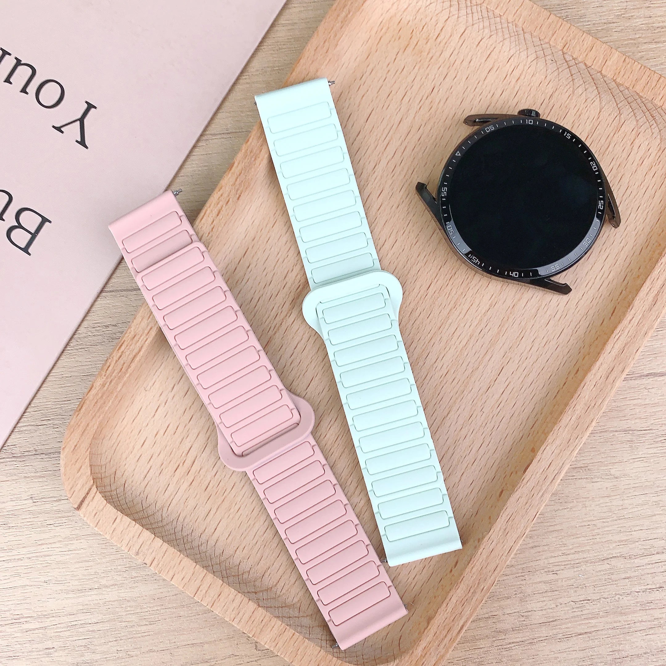 20mm Strap For Omega X Swatch Joint MoonSwatch Band Magnetic Loop Silicone Bracelet For Amazfit GTS4 Watch7 6 5 4 40/44mm Correa