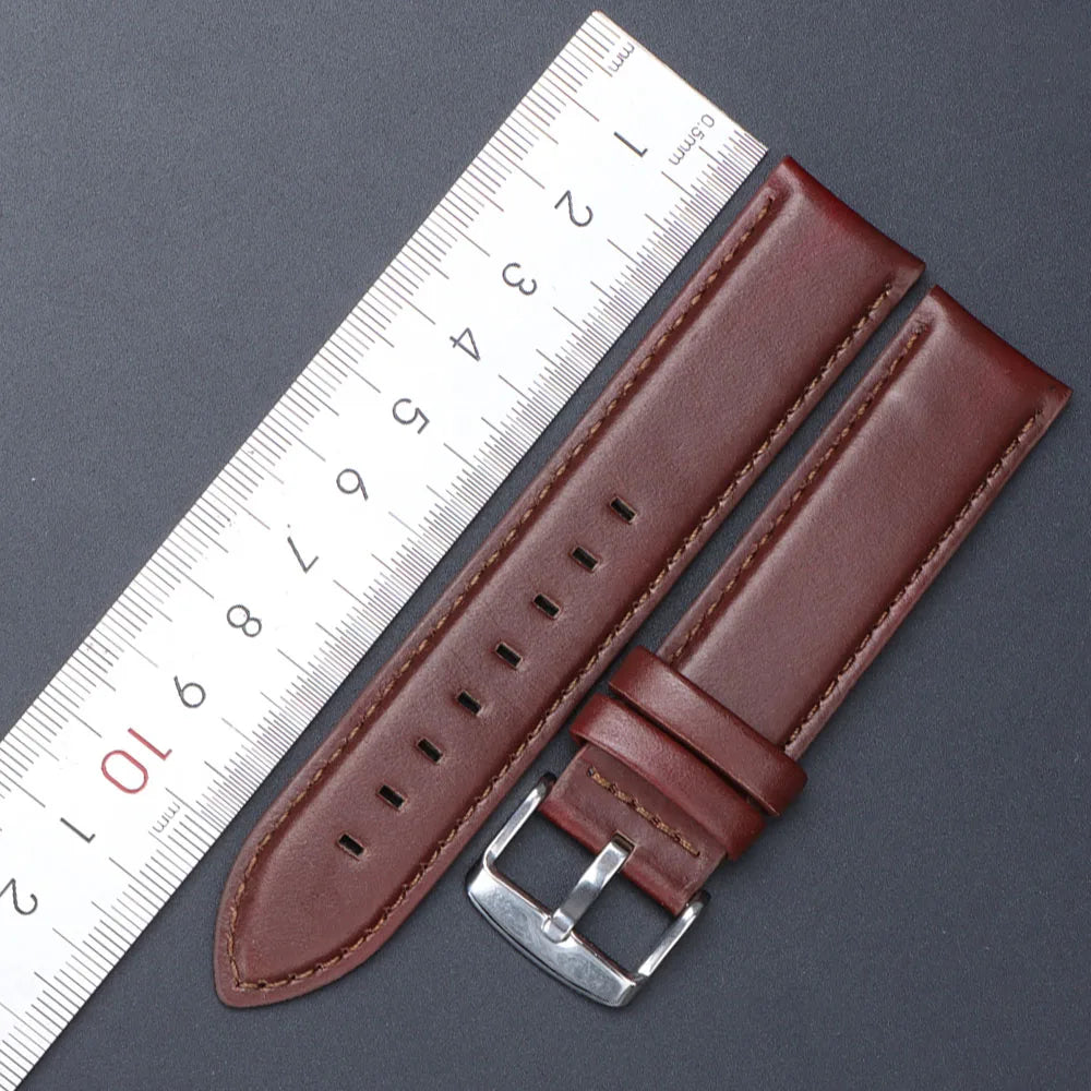 Universal Leather Strap for DW Daniel Wellington Watch Band 17mm 18mm 20mm 22mm Meninos Assistem Genuine Leather Watchband