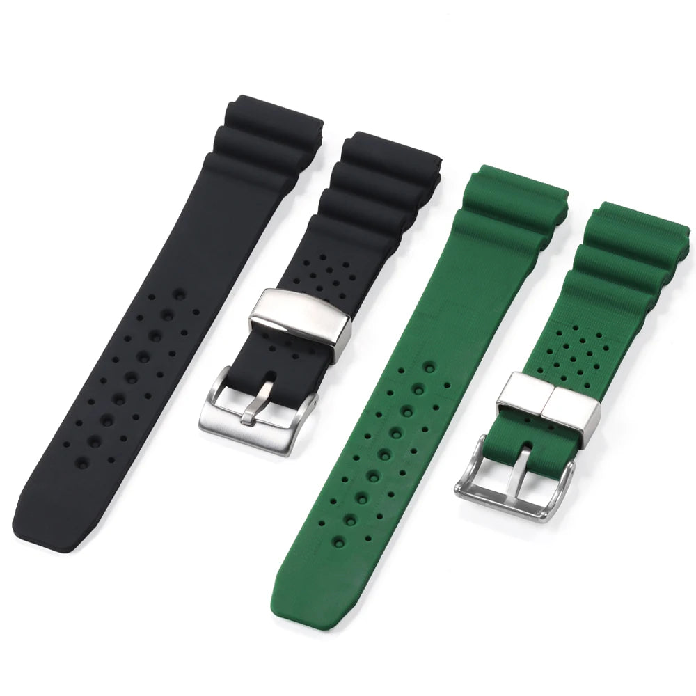 22mm Silicone Strap for Seiko MARINE MASTER SKX007 SRP777J1 Waterproof Wrist Band for CITIZEN Diving Sport Bracelet Watchband