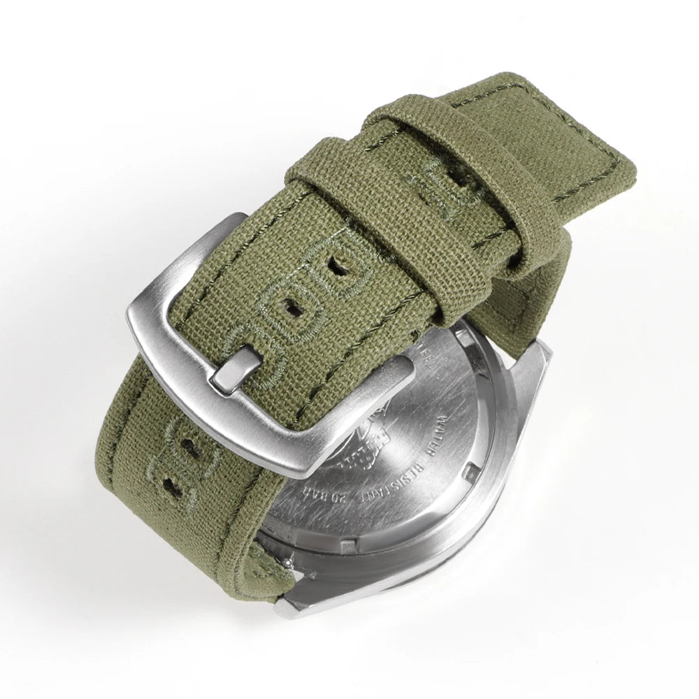 Quick Release Bracelet 18mm 20mm 22mm for Huawei Strap Braided Canvas Watch Band for Samsung Galaxy 3/4 40/44mm Classic 46/42mm