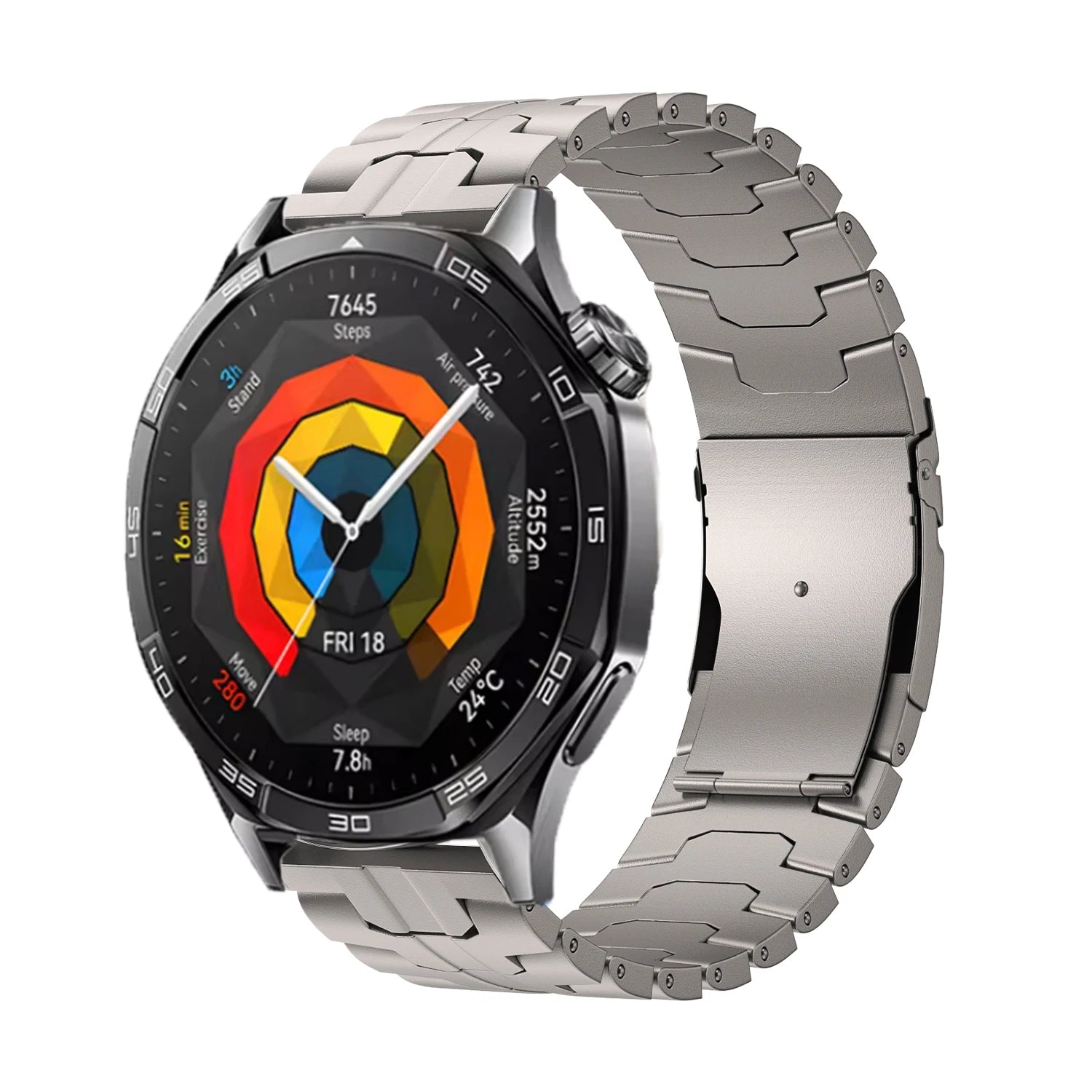 For Huawei Watch GT5 46mm Metal Strap Business Bracelet 22mm For Huawei Watch GT 46mm/GT2e/GT3 46mm Stainless Steel Watchband