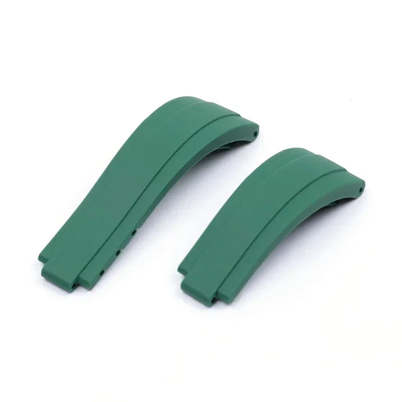 20mm Bracelet for Rolex Submariner DAYTONA GMT DEEPSEA Silicone Strap Diver Sport Waterproof  Rubber Watchband 9×9mm SlideBuckle