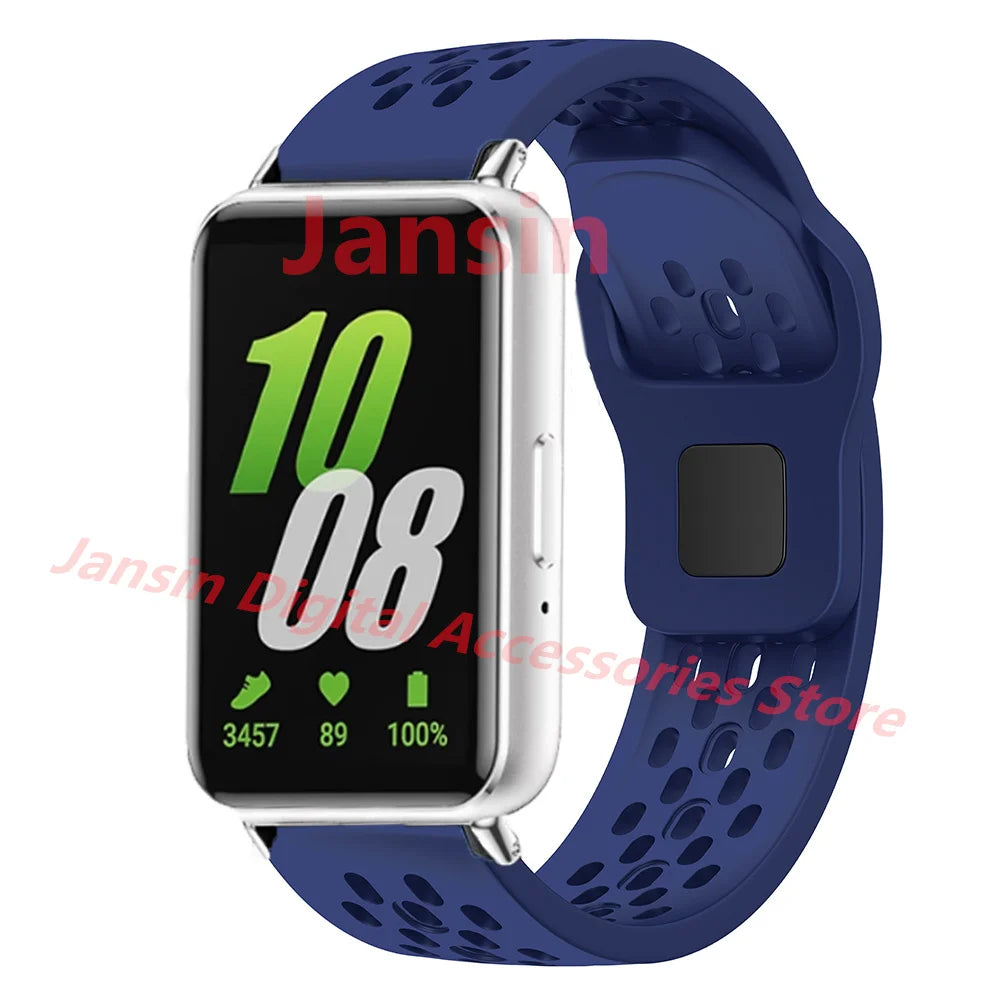 Silicone Band For Samsung Galaxy Fit 3 Strap Sport Wristband Correa For Samsung Galaxy Fit3 Bracelet Accessories Watchband