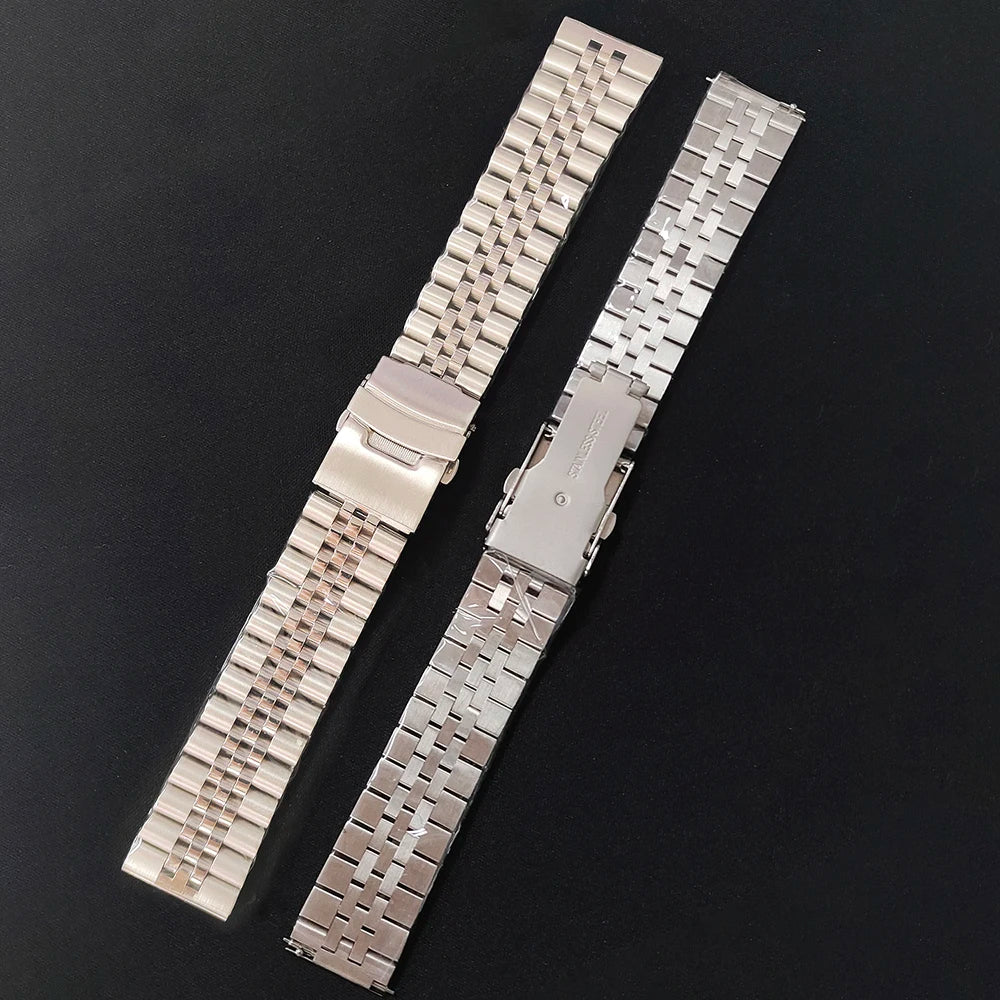 Watch Band for Seiko Solid Bracelet for Jubilee 316L Stainless Steel Straight End 18/19/20/21/22mm/23/24mm Watch Accessories