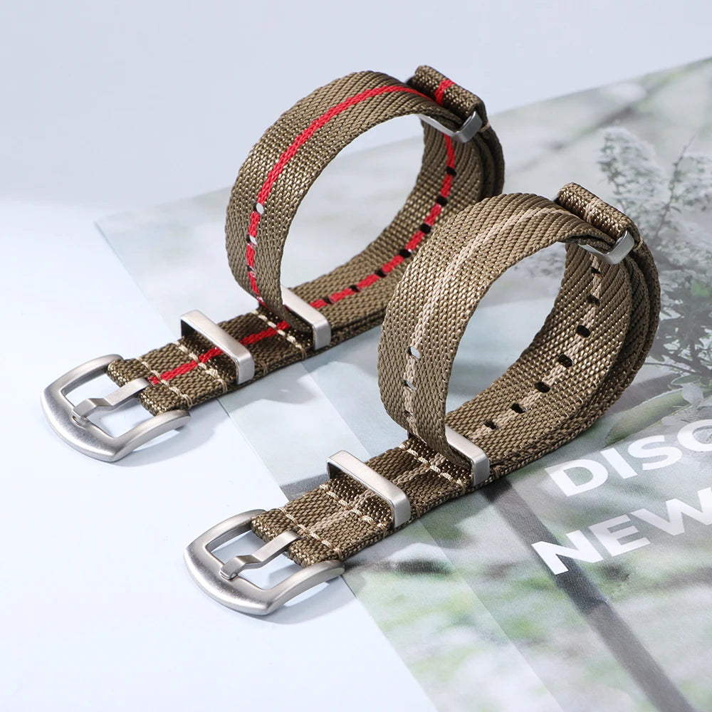 Premium Nylon Watch Band 18mm 20mm 22mm for Omega 007 for Tudor Watch Strap for Seiko Fabric Military Bracelet Men's Sport Belts