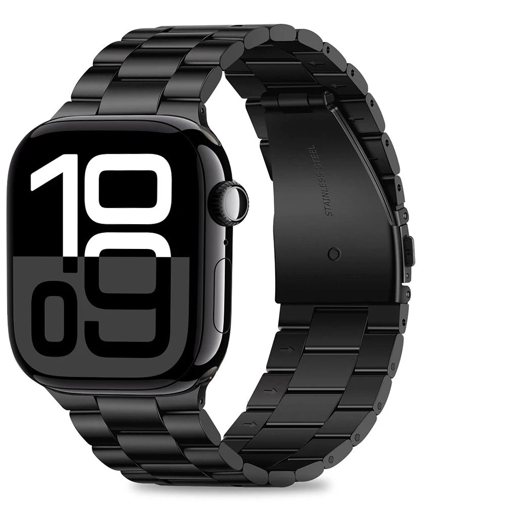 For Apple Watch Series 10 46mm Strap Stainless Steel Bracelet For Iwatch 10 9 Ultra 49mm 42mm 45mm Correa Metal Business Correa