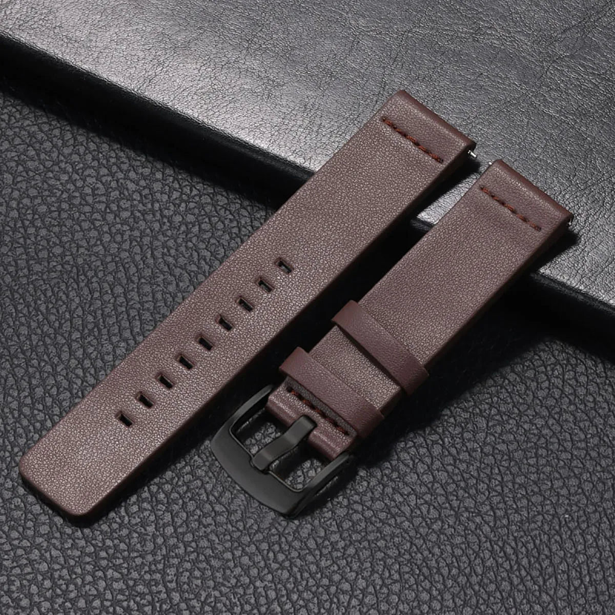 20mm 22mm Watch band Quick release Leather Strap for Samsung Galaxy Watch 3 Active2 40 44mm huawei watch gt 2 WatchBand 24 18mm
