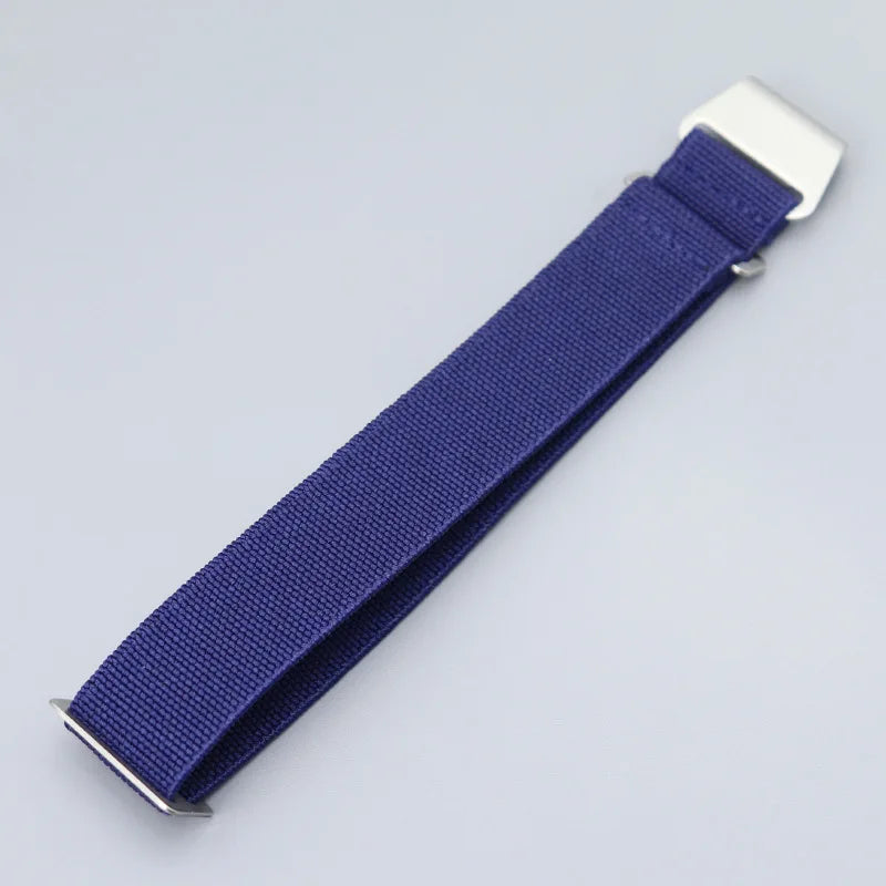 Elastic Nylon Band for Seiko for Rolex for OEMGA for Tudor Watch Sport Bracelet Parachute Watch Strap18mm 20mm 22mm Width