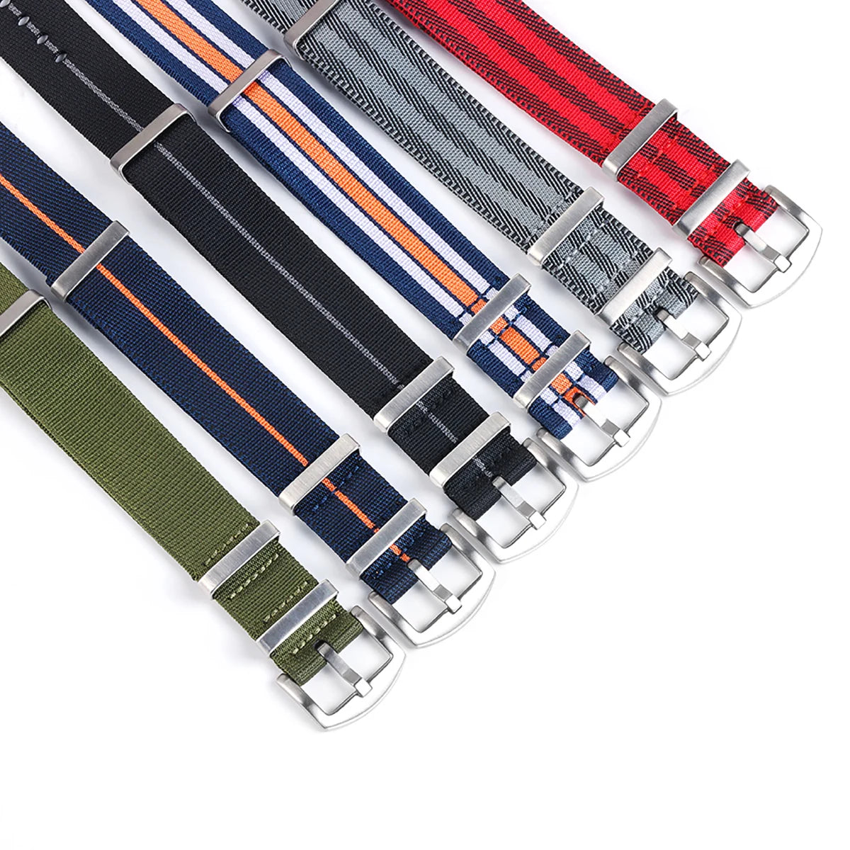 High Density Nylon Watch Band for Omega Bracelet for Huami Amazfit GTS for Seiko for Tudor Military Strap for Samsung Galaxy