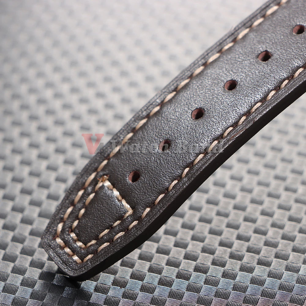 20mm 21mm Cowhide Watch Strap for IWC Pilot Portugieser Portofino Wristband Cowhide Bracelet Business Men Women WatchAccessories