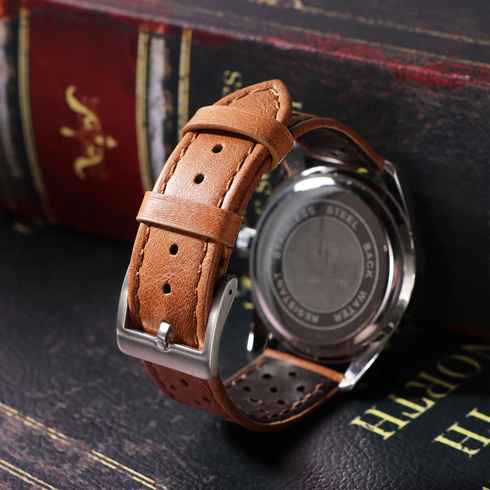 18mm 20mm 22mm Universal Genuine Cowhide Watch Band Vintage Strap for Men Women Breathable Bracelet Sport Wristbelt Accessory