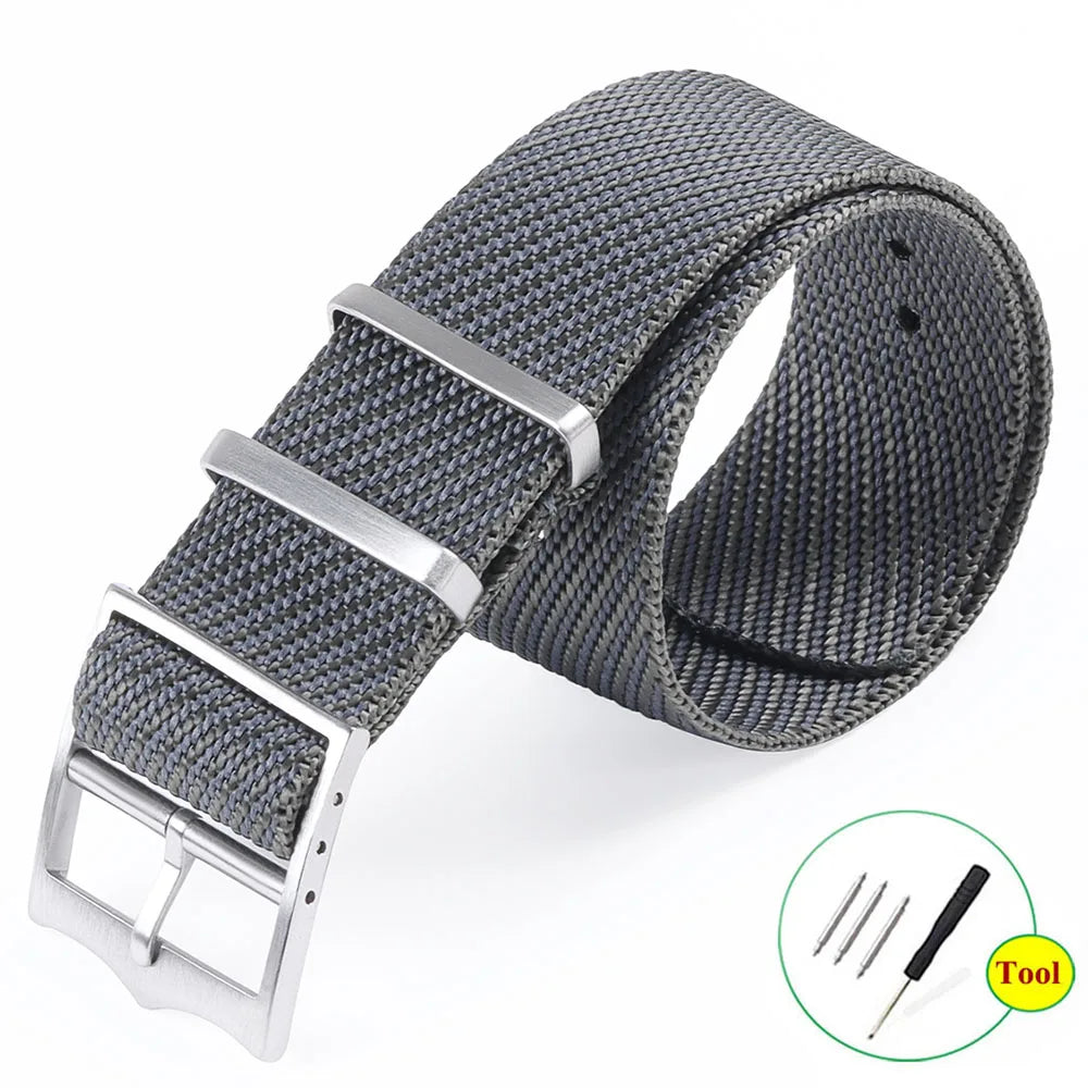 Universal Strap for Seiko Watchband for Rolex Bracelet for Omrga Canvas Nylon Band 22mm 20mm Wristband Watch Band Belt