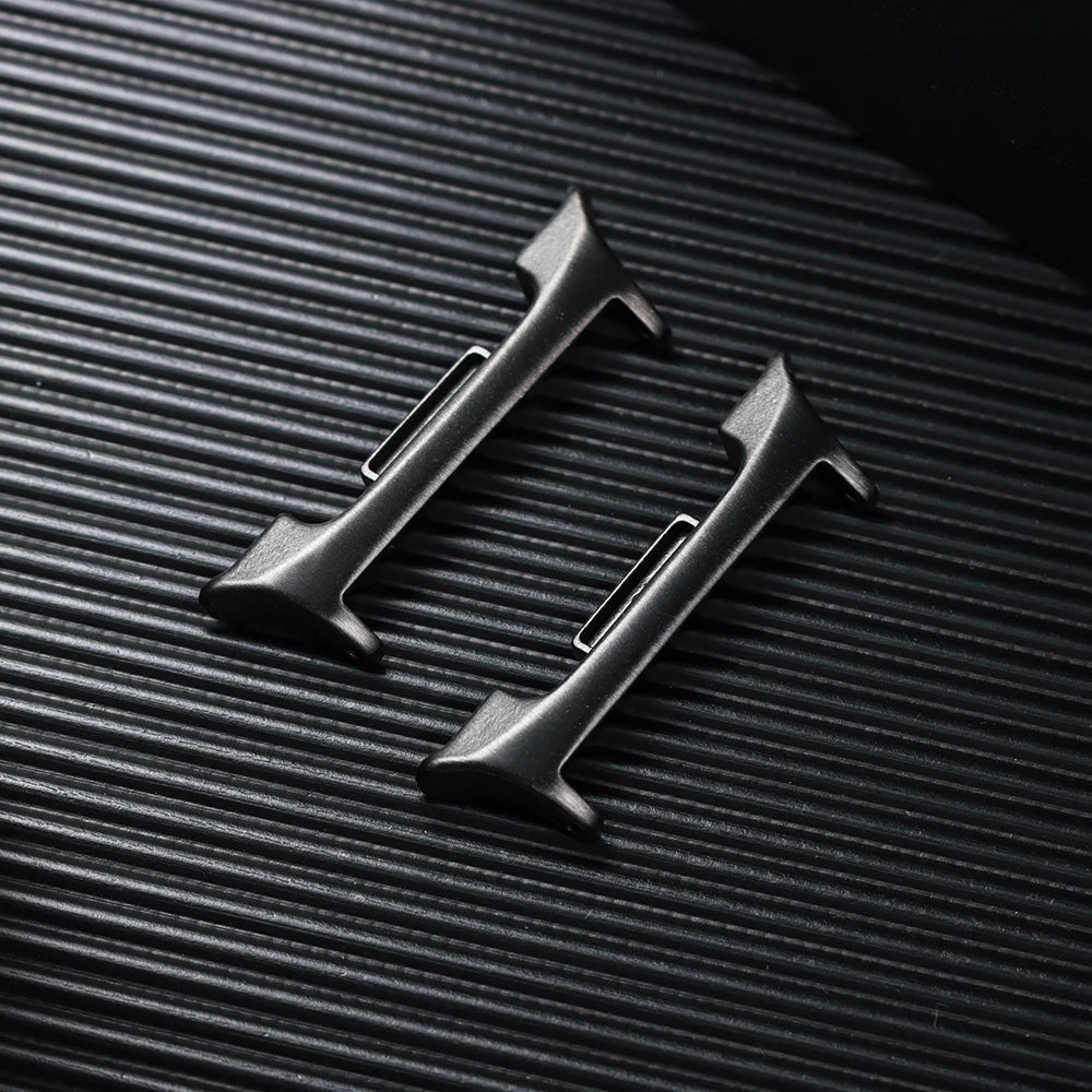 1Pair Watchband Connectors for Samsung Galaxy Watch 8 Ultra Metal Adapters Stainless Steel Bracelets Link Attachment Replacement