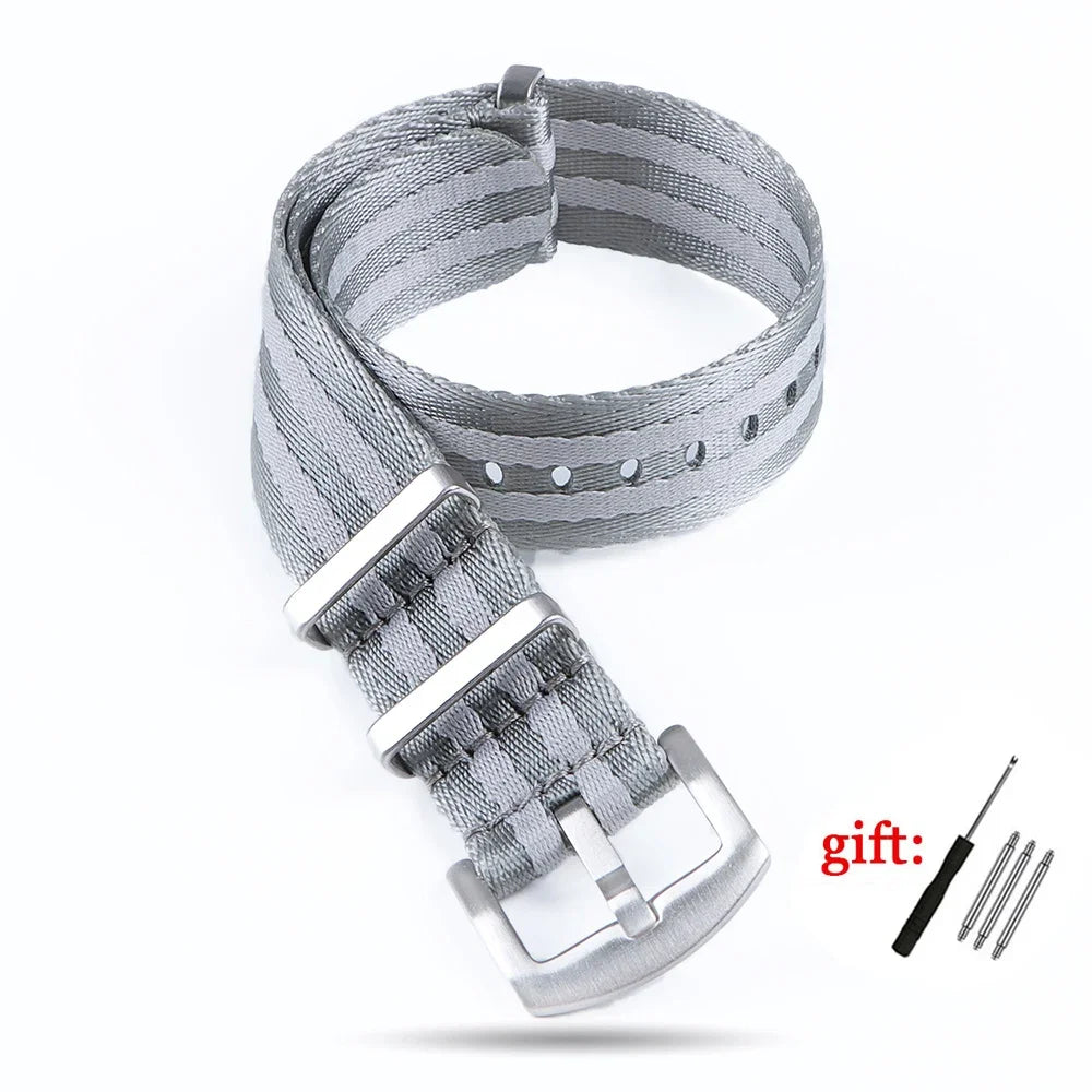Nylon Watch Strap for Seiko for Military Men Sport Watchband for Rolex Bracelet for Omega for Seamaster 300 Belt 18mm 20mm 22mm
