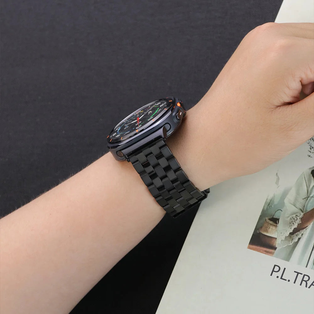 For Samsung Galaxy Watch Ultra Band Stainless Steel Bracelet For Galaxy Watch Ultra 47mm Correa Metal Business Watchband