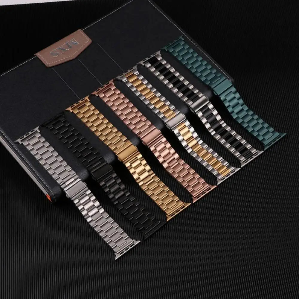 For Apple Watch 10 46mm Strap Stainless Steel Wristband Accessories Correa For Iwatch 10 9 8 Ultra 49mm 42/44/38mm Metal Band