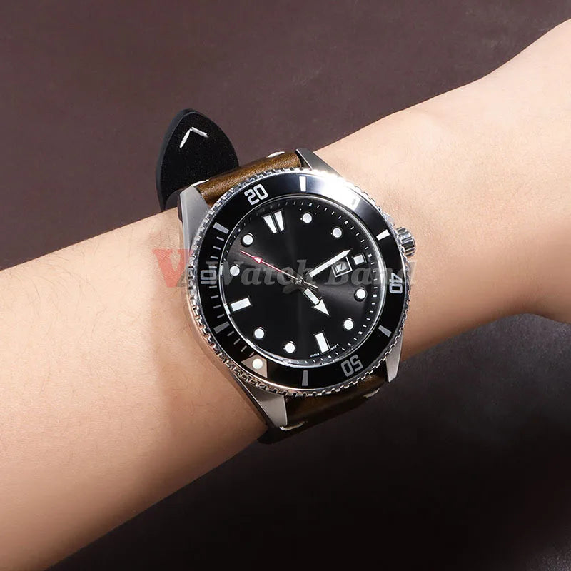 18mm 19mm 20mm 21mm 22mm 24mm Wristband Retro Oil Wax Genuine Leather Watchband Quick Release Calfskin Strap for Seiko for Rolex