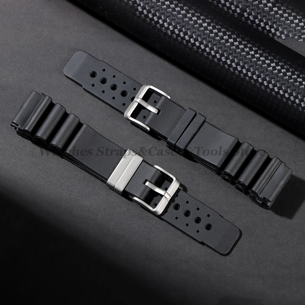 ND Limits Diver Watchband for Seiko for Rolex for Citizen Resin Wristband Men's Women High Quality Bracelet 20mm 22mm 24mm Strap