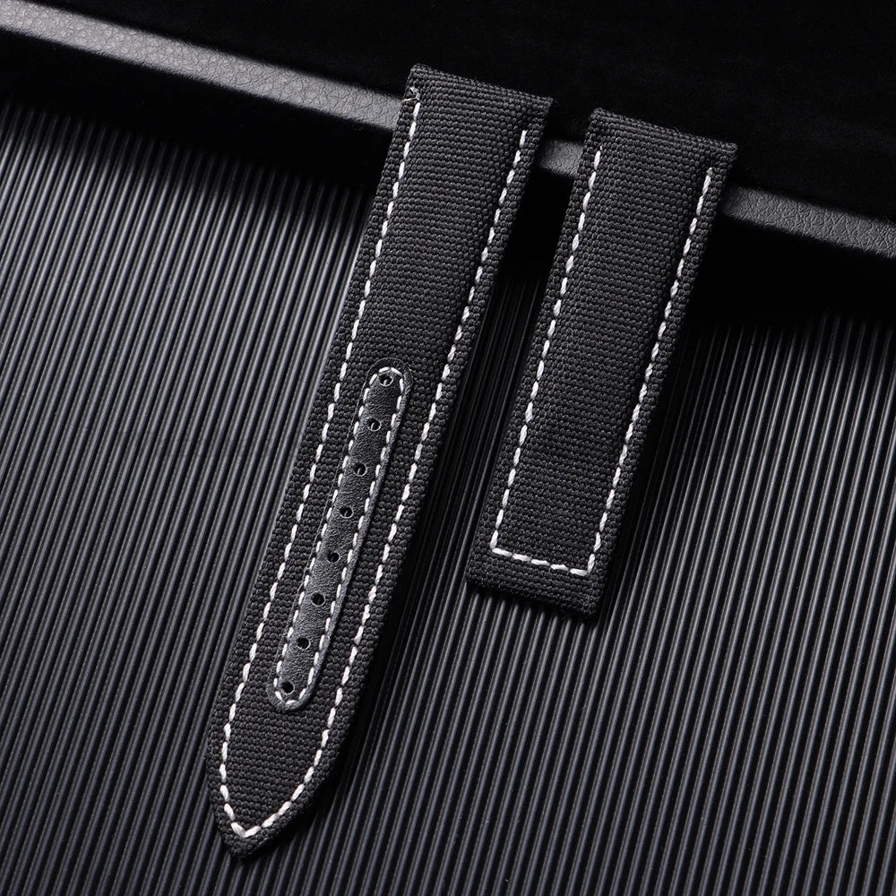 20mm 22mm Nylon Canvas Watch Band For Omega Seamaster 300 Watch Strap Folding Buckle Men Women Sport Waterproof Leather Bracelet