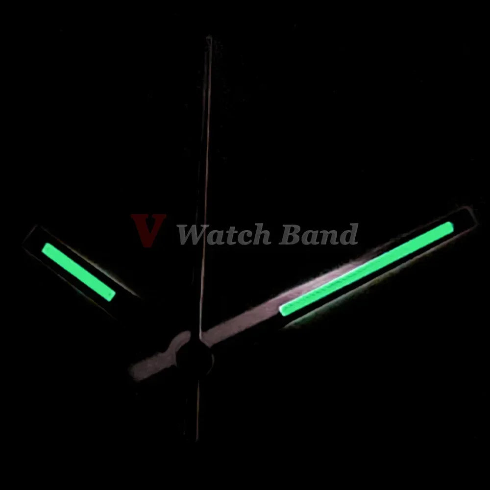 Polished Silver Aiguille NH35 Watch Hands Needles C3 Lumen Pointer Datejust Hands for Seiko NH35/NH36 Replacement Part