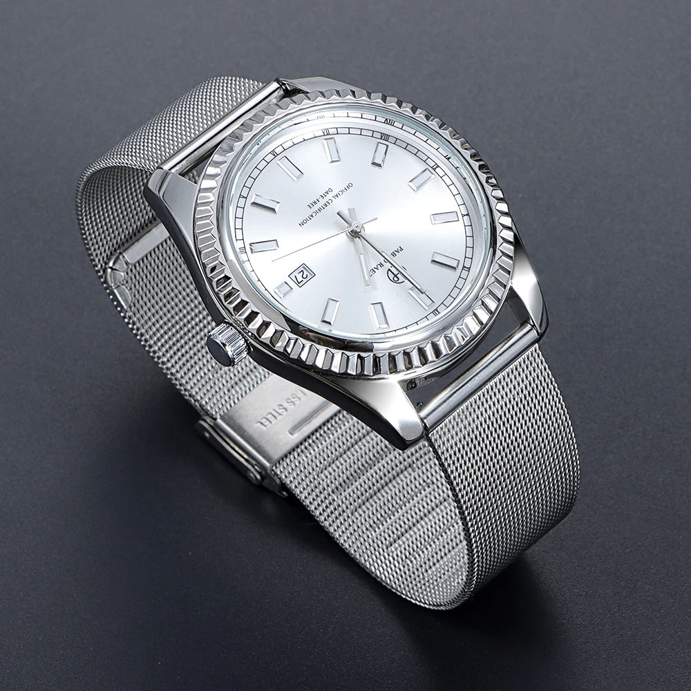 0.4 Milanese Mesh Loop Stainless Steel Watch Band Metal Strap for DW for Omega Black Gold Bracelet 18mm 20mm 22mm Bracelet