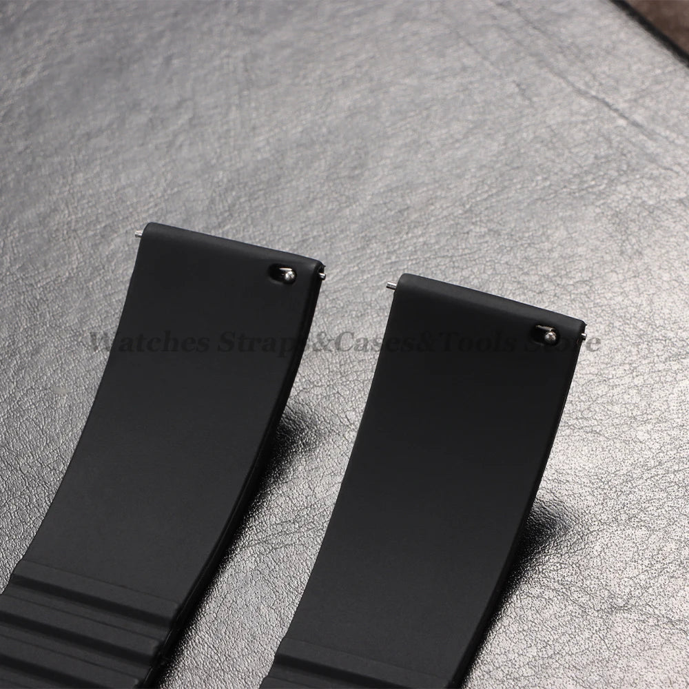 18mm 20mm 22mm 24mm Silicone Watch Strap for Rolex for Seiko Quick Release Bracelet Waterproof Rubber Strap Men Sport Wrist Band