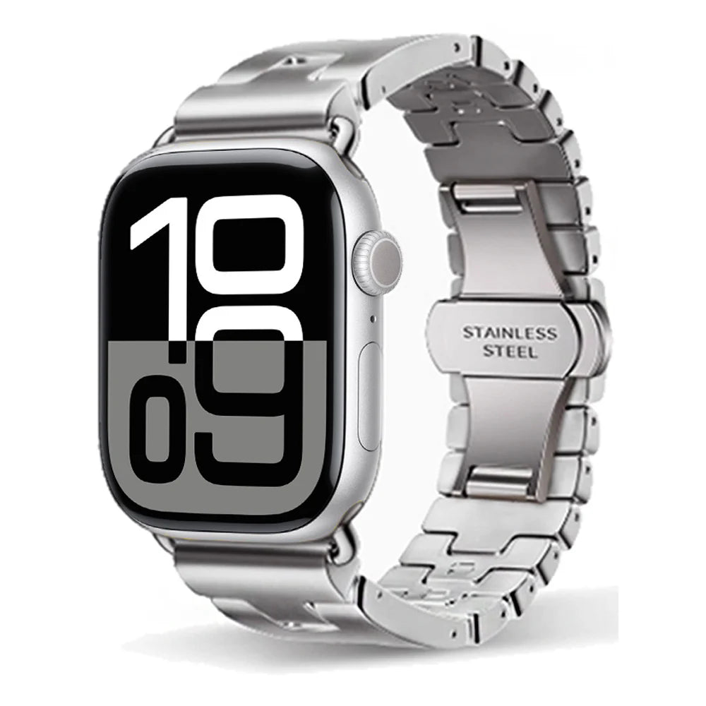 Stainless Steel Band For Apple Watch Series 10 46 42mm Strap Business Bracelet Accessories For Iwatch 9 8 Ultra 49mm 44/45/38mm