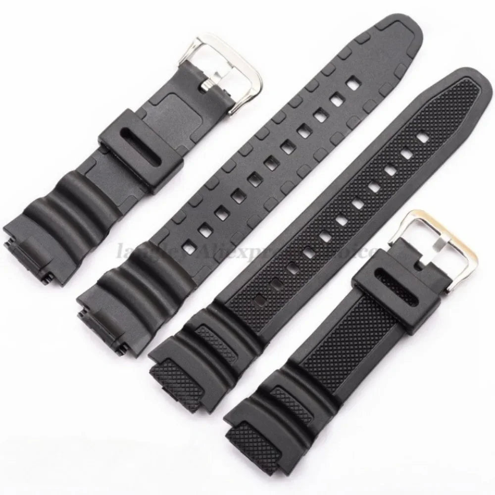 18mm Silicone Watch Strap for Casio AE1200 SGW300/400 MRW200 W218H AE1000/1300 W219 AQ-S810W Replacement Rubber Belt Wristband
