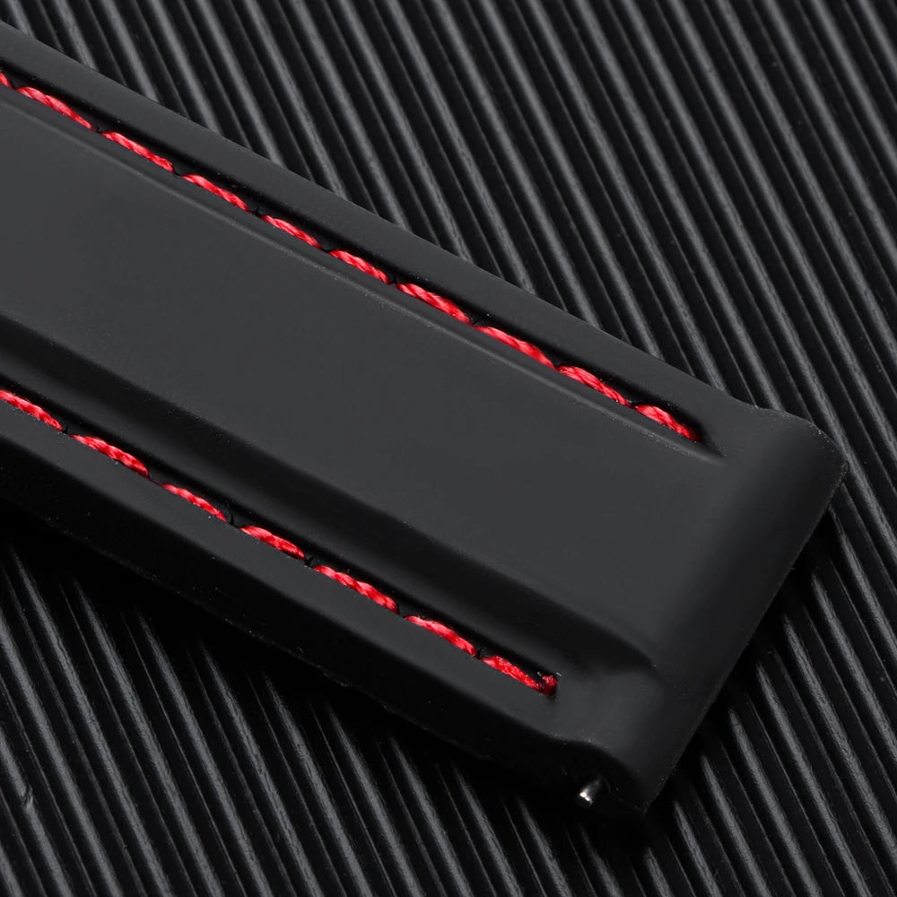 Quick Release Silicone Strap for Seiko 5 skx turtle Men Women Sport Waterproof Watch Band 18mm 20mm 22mm 24mm Butterfly Buckle