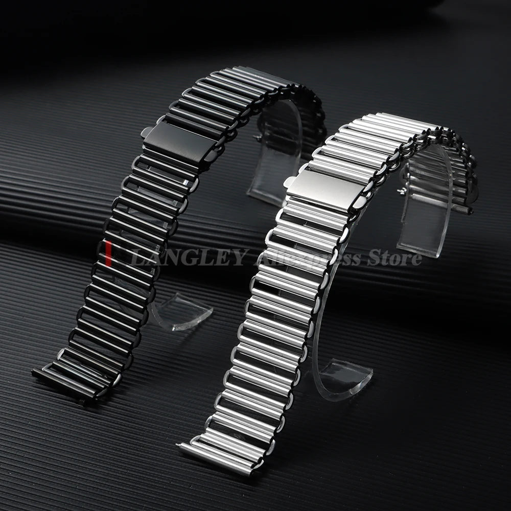 18mm 20mm 22mm Quick Release High Quality Stainless Steel Watch Strap for Huawei WatchGT4/GT5 Universal Men Bracelet Accessories