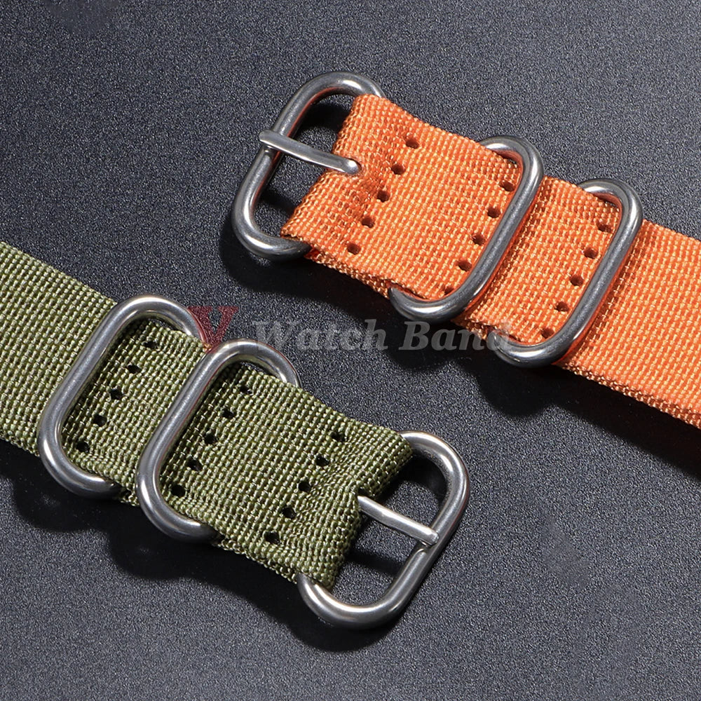 High Quality Durable Nylon Watch Band for Omega 20 22 24 18mm Strap for Seiko Military Casual Belts Army Sport Bracelet Replace