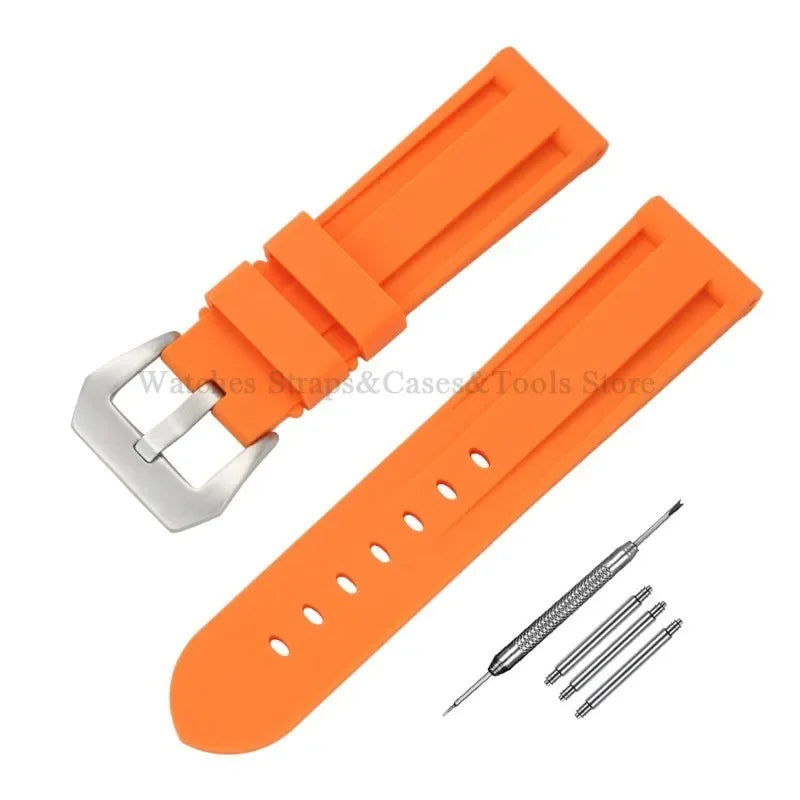 Camouflage Rubber Strap For Panerai Band 20mm 22mm 24mm 26mm Silicone MenSport Waterproof Wristband For Omega Universal Bracelet