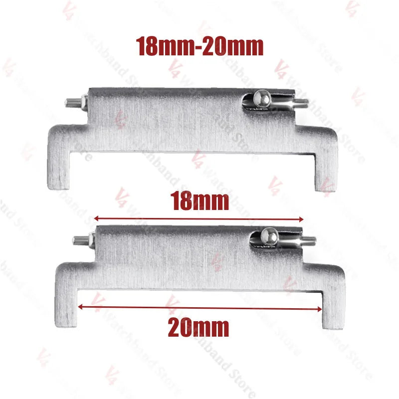 1 Pair Watch Strap Adapter 18mm To 20mm 22mm,20mm To 18/20/22mm,22mm To 22mm Quick Release Pins Connectors Watchband Accessories