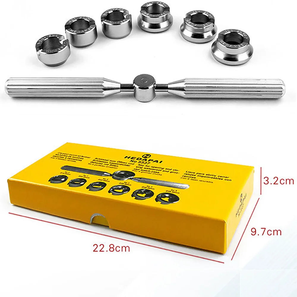 For HEDAPAI Watch Back Cover Opening Tool for SEIKO for ROLEX Most Watch Repair Tool Easy Open Watch Back Case