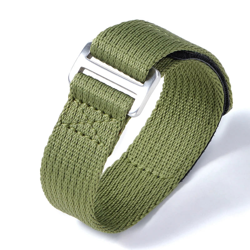 20mm 22mm Nylon Watch Strap for Tudor for Military Men's Sport Wrist Band for Seiko for Rolex Bracelet Replacement Canvas Bands