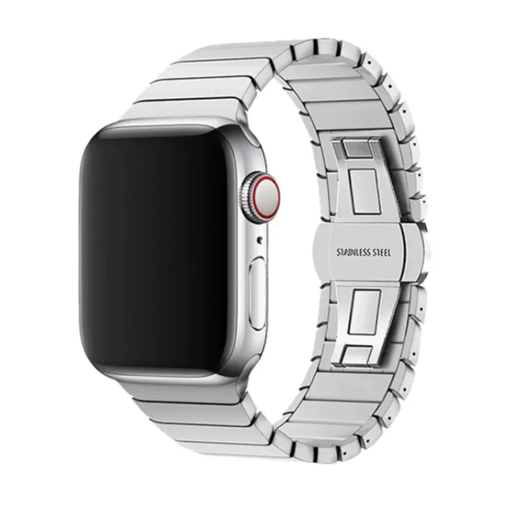 Metal Band For Apple Watch 46mm Strap Stainless Steel Watchband For Iwatch Series 11 10 Ultra 49mm 42/44/45/40mm Business Correa