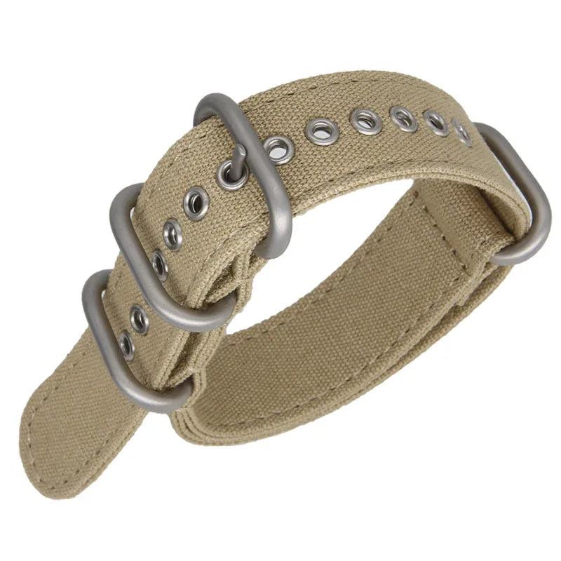 18mm 20mm 22mm Nylon Canvas Strap Band Ring Buckle for Omega Sport Universal Bracelet for Huawei Watch Gt2 Gt3 Watch Accessories