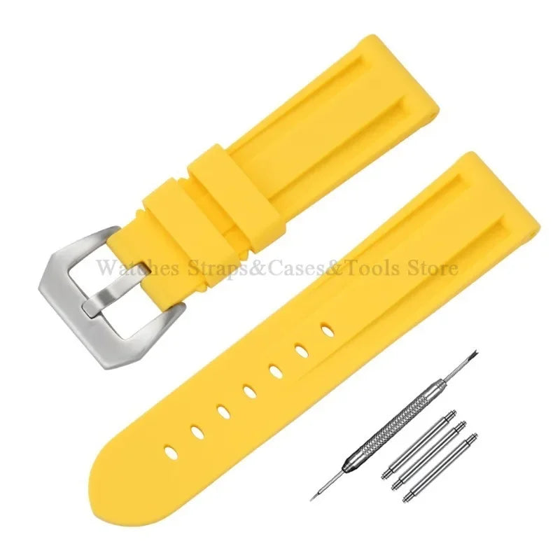 Camouflage Rubber Strap For Panerai Band 20mm 22mm 24mm 26mm Silicone MenSport Waterproof Wristband For Omega Universal Bracelet