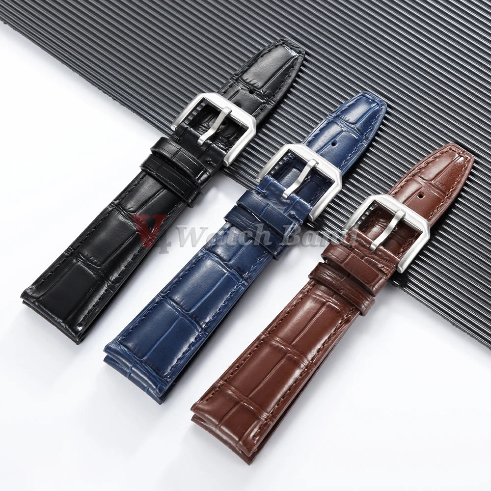 20mm 21mm 22mm Cowhide Watch Strap Genuine Belt for IWC Pilot Portugieser Portofino Watchband Bracelet Men Watch Accessories