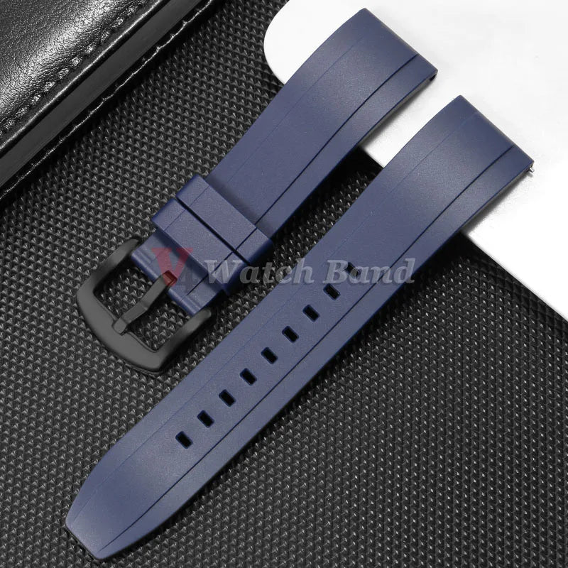 Quick Release Rubber Watch Strap for Citizen for Seiko20mm 22mm 24mm Premium Silicone Band for Omega Replace Bracelet for Tissot