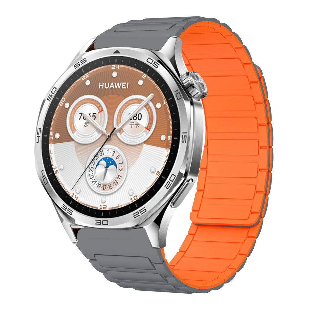 22mm Strap For Huawei Watch GT5pro 46mm Silicone Band Magnetic Bracelet For Huawei GT5 46 mm GT4 GT2e Sport Wristband Accessory