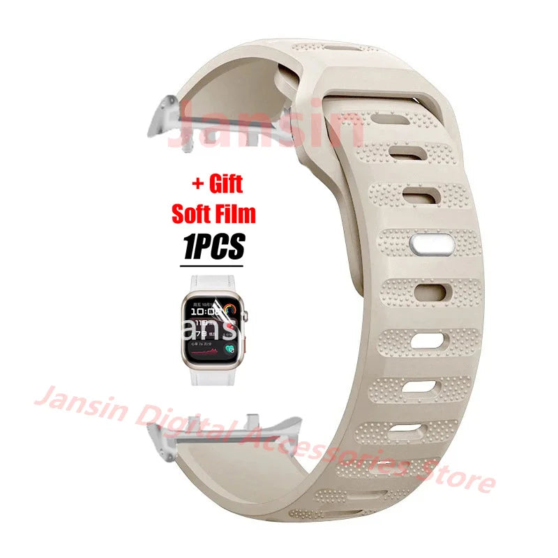 Silicone Band For Huawei Watch D2 Correa Screen Protector Film For Huawei Watch D2 Bracelet Replaceable Sport Band Accessories