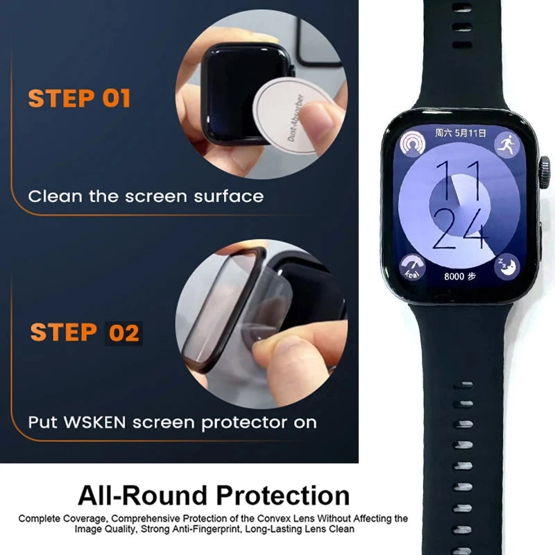 Tempered Glass For Huawei Watch Fit 3 Screen Protector Film For Huawei Fit 3 Replaceable Clear HD Films Accessories