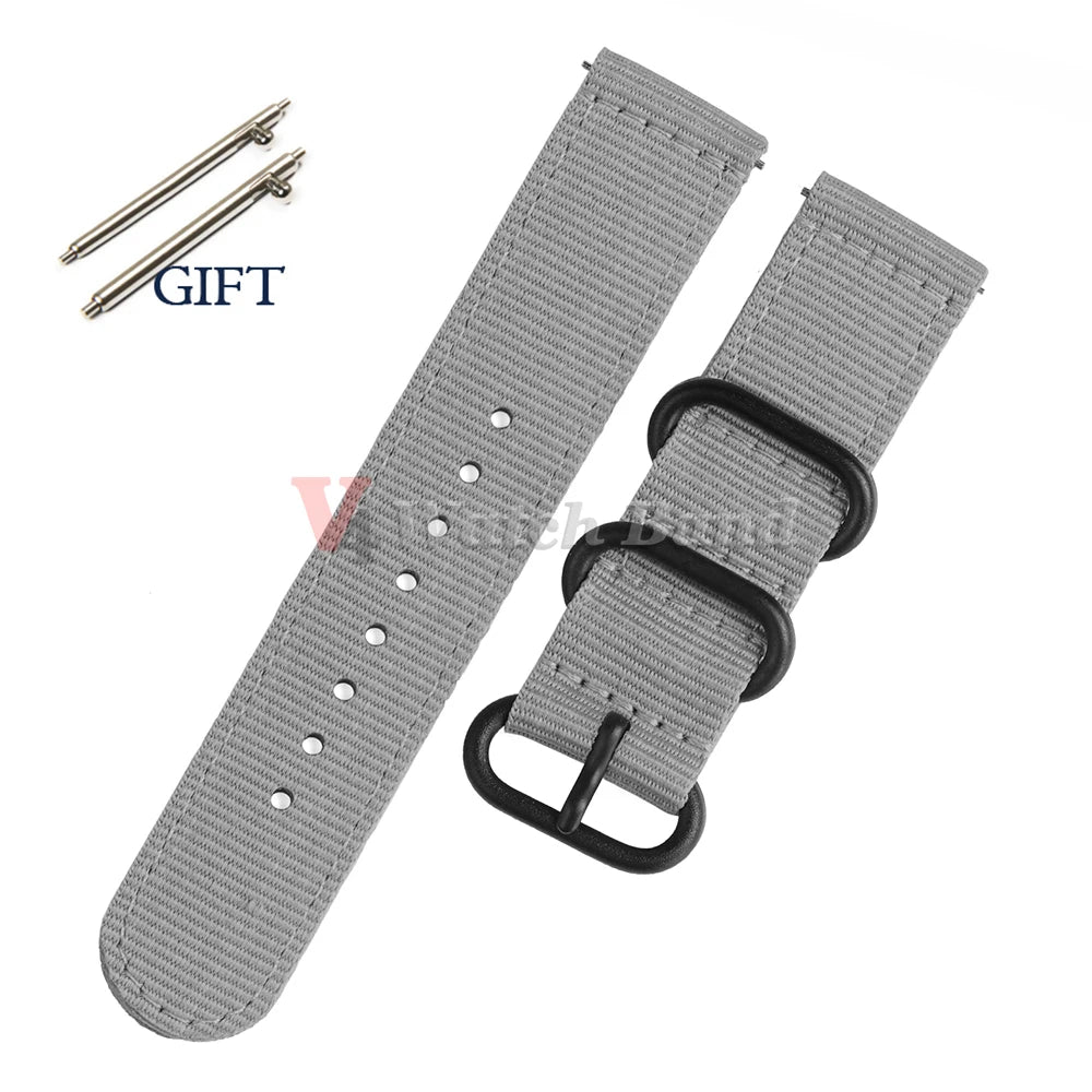 18/20/22/24mm Straps for Tudor Durable Nylon for Omega Canvas Fabric Band for Seiko Men Military Sport Quick Release Bracelet