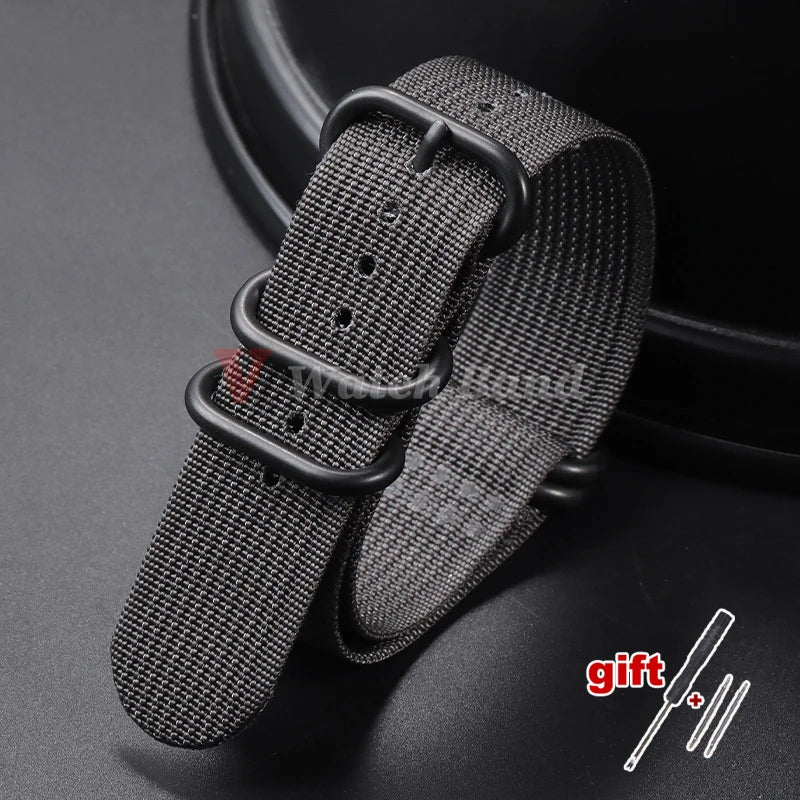 High Quality Durable Nylon Watch Band for Omega Strap for Seiko Military Casual Bands Replace Army Sport Bracelet 20mm 22mm 18mm