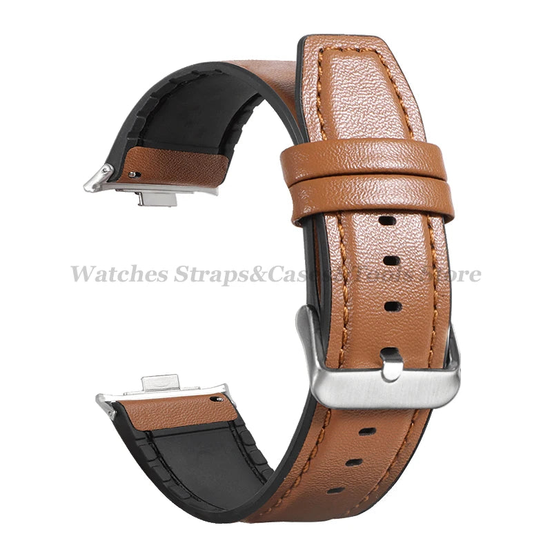 Leather Watch Bracelet for Redmi Watch 4 Wrist Strap for Xiaomi Mi band 8 pro Watchband for Smart Watch Sports Strap Accessoeies