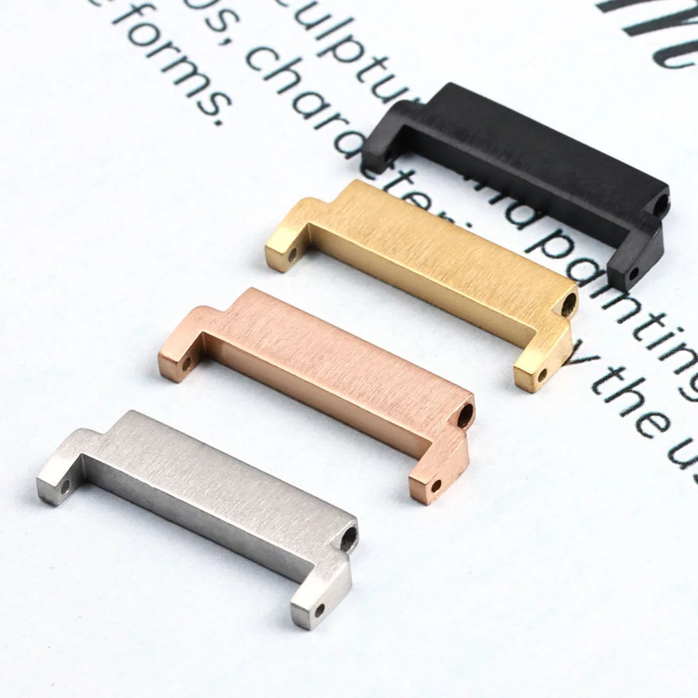 1 Pair Watch Strap Adapter 18mm To 20mm 22mm,20mm To 18/20/22mm,22mm To 22mm Quick Release Pins Connectors Watchband Accessories