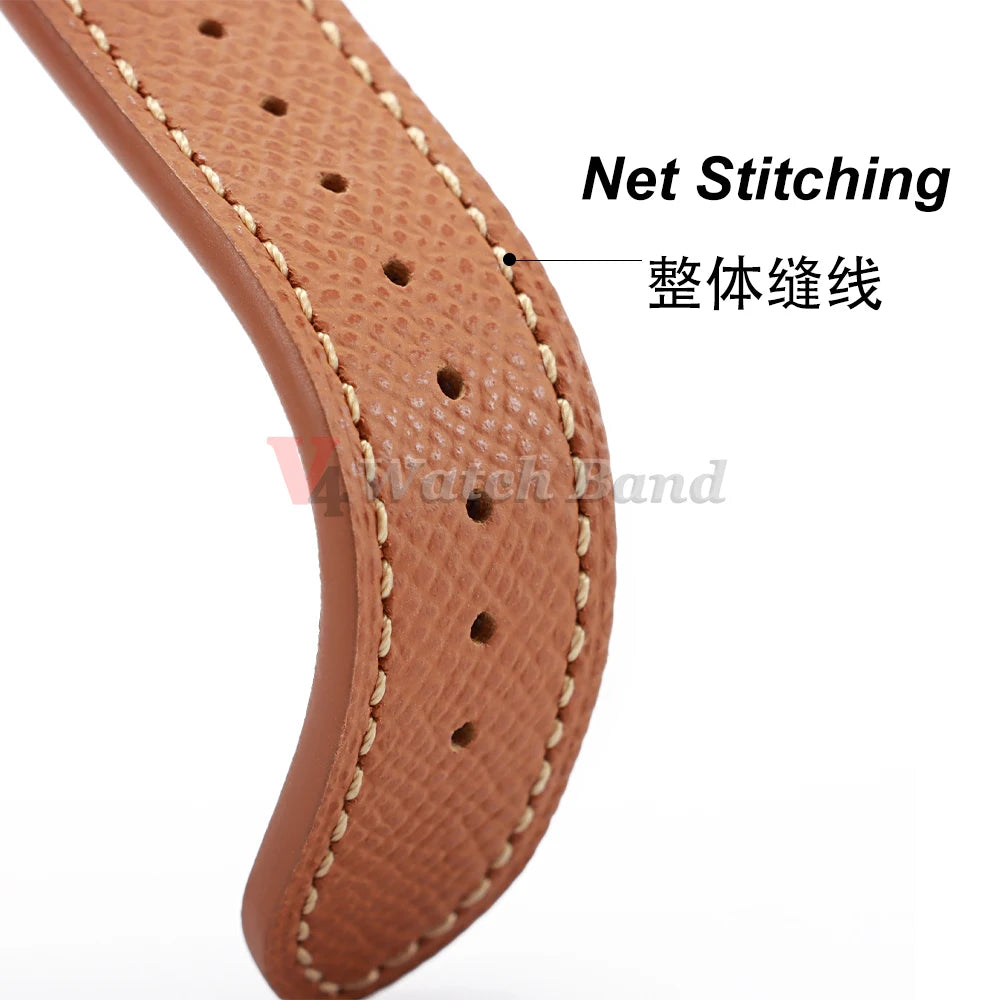 18mm 19mm 20mm 22mm Universal Vintage Cowhide Watch Strap Porous Breathable Wtistbelt Brown Watchband Men Accessories Pin Buckle